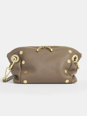 Hammitt Los Angeles Daniel Crossbody Clutch Small in Sculpted Taupe