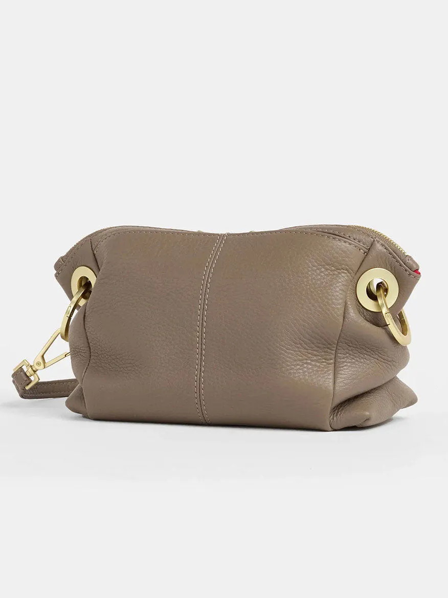 Hammitt Los Angeles Daniel Crossbody Clutch Small in Sculpted Taupe