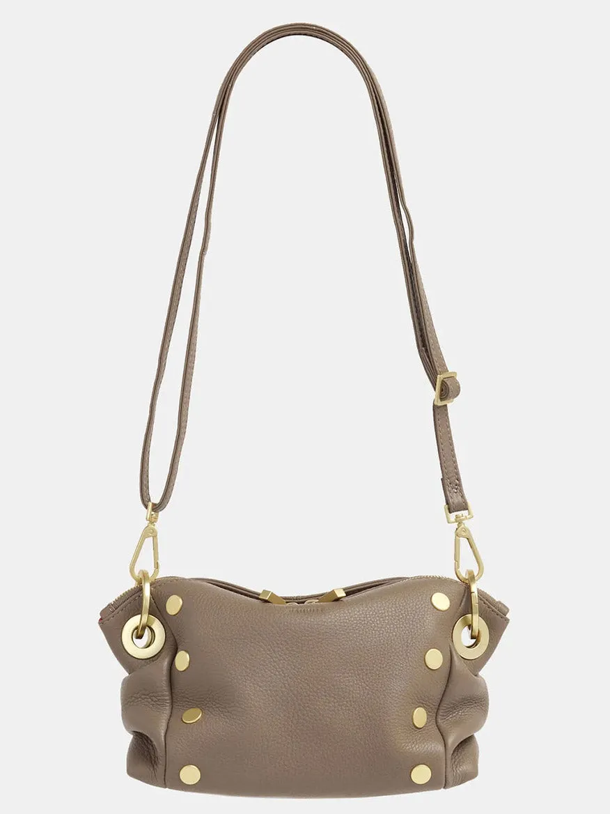 Hammitt Los Angeles Daniel Crossbody Clutch Small in Sculpted Taupe