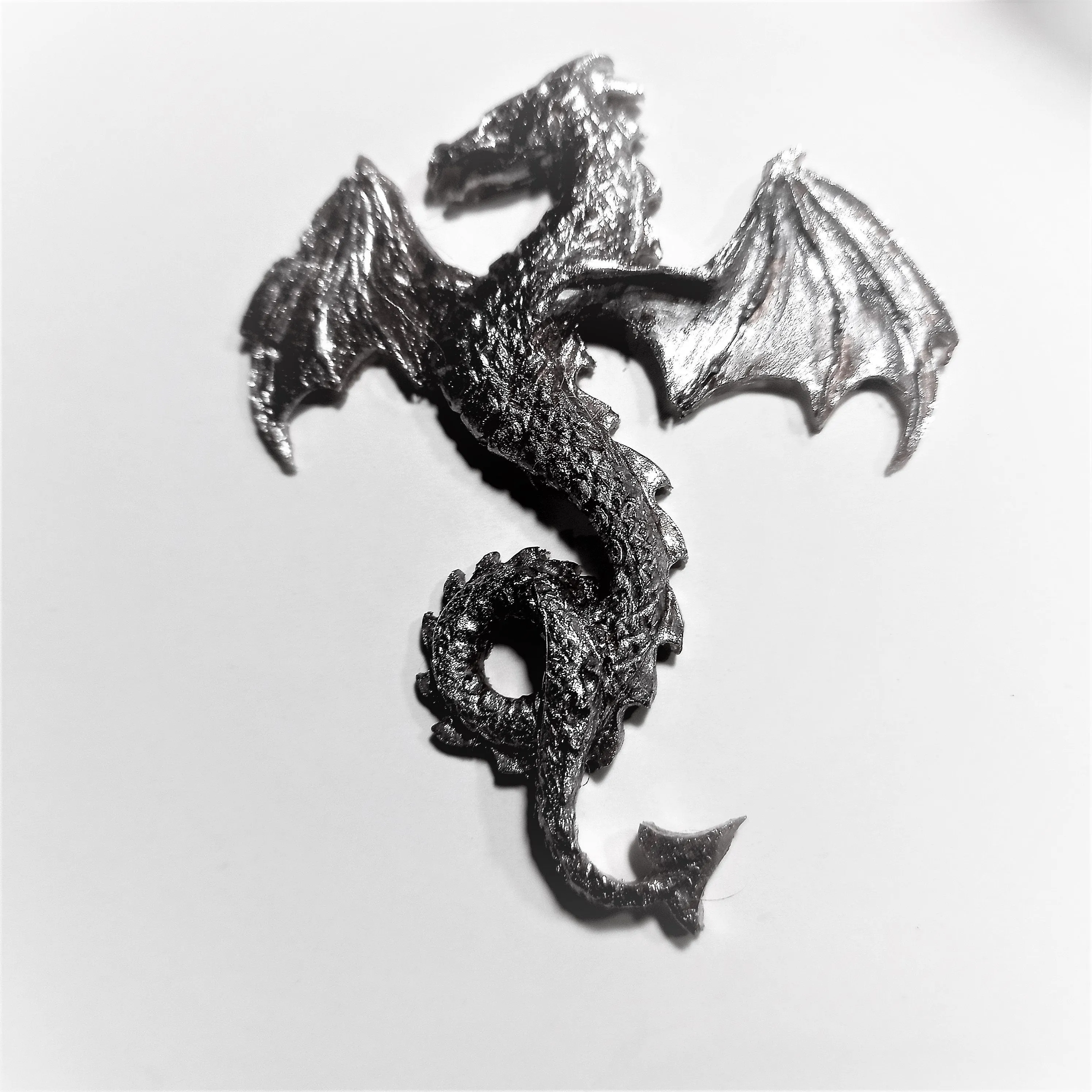 Handmade Flying Lucky Wyvern Dragon Christmas Ornament/KeyChain/Magnet,Gift for Christmas/Birthday/New Year/Valentine/Housewarming/GOT lover
