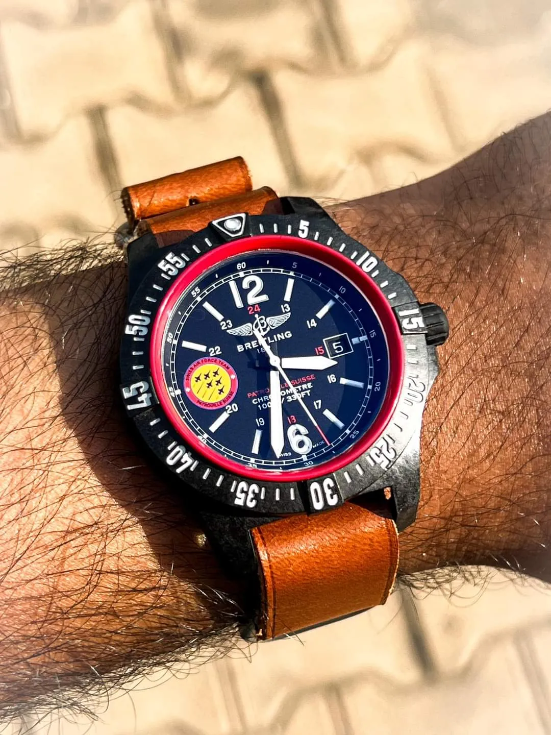 Handmade nato leather strap