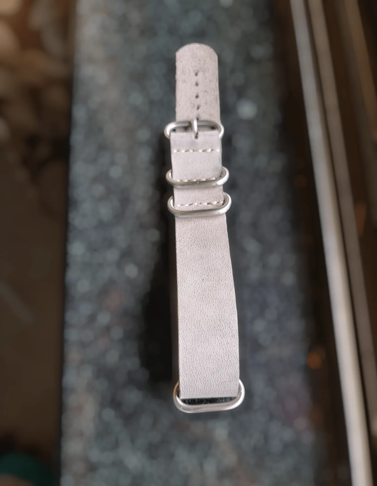 Handmade nato leather strap