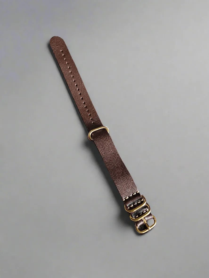 Handmade nato leather strap