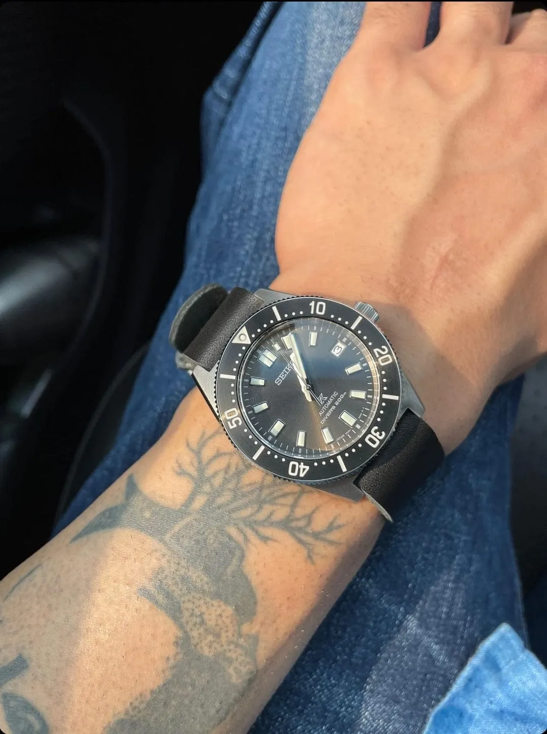 Handmade nato leather strap