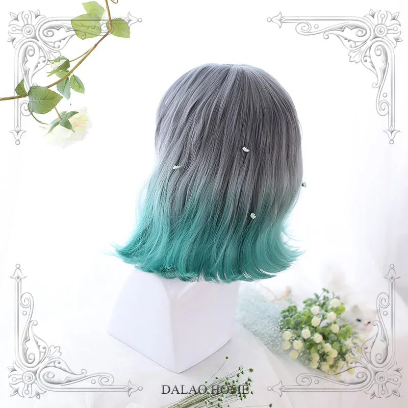 Harajuku Gradient Green Wig AD11392