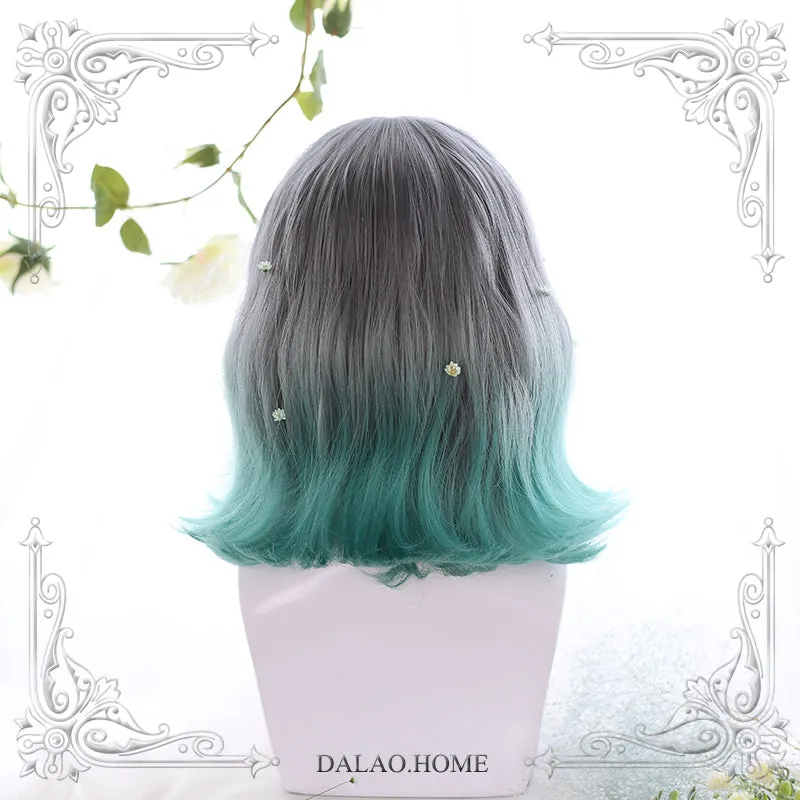 Harajuku Gradient Green Wig AD11392