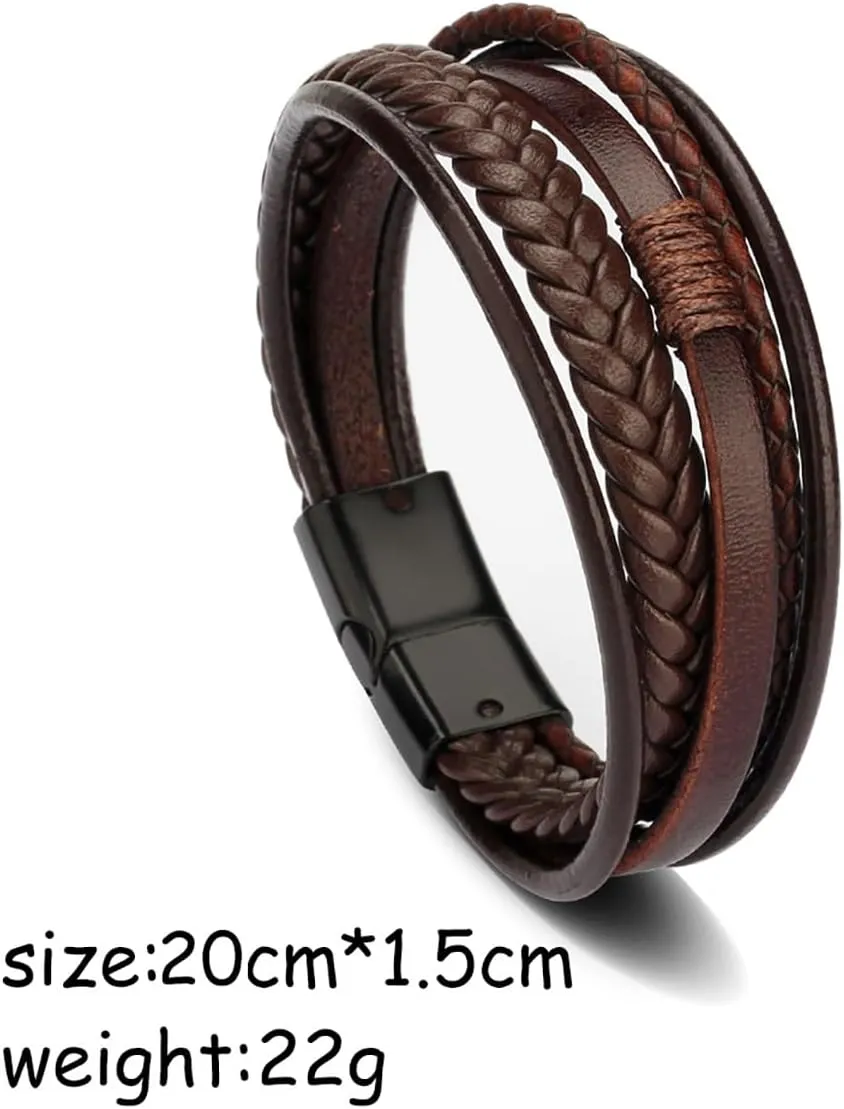Harry and Henry Boho Bracelets for Women Leather Bracelets for Women Wrap Bracelet Stackable Bracelets Boho Jewelry