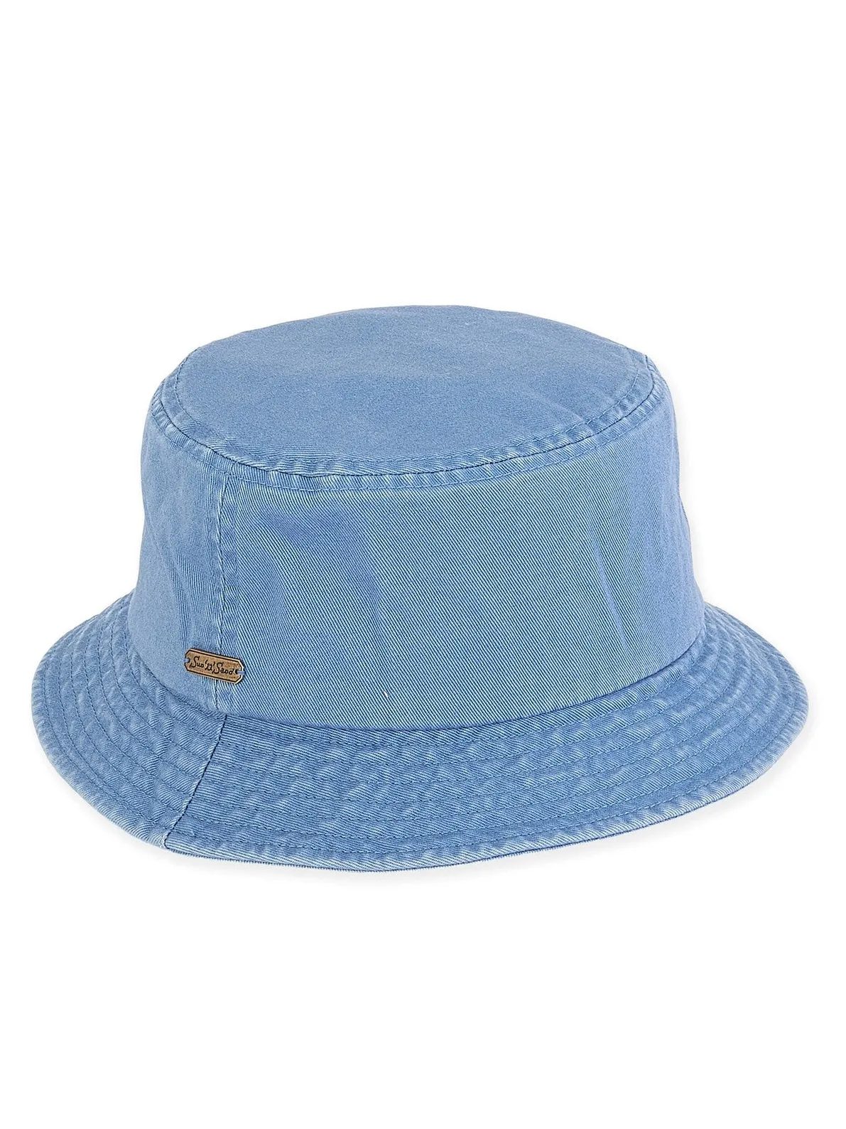 Hat - Blue-Washed Cotton Bucket-Women's-HH2079C