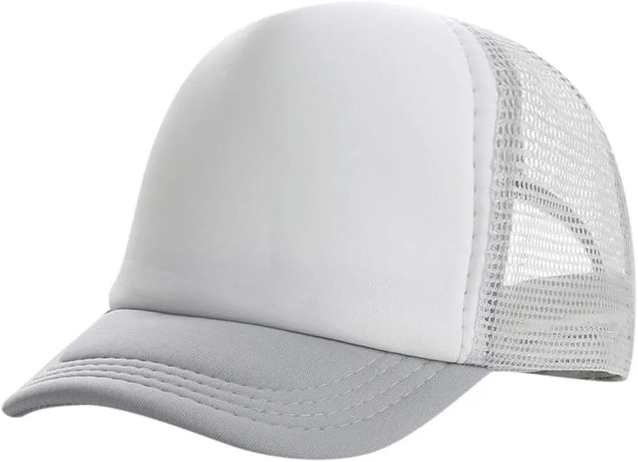 Hats Children Caps Hat Summer Cap Teenagers Hat Solid Boys Girls Kids Show Hat Kids Hat Kids Hunting Watch (A, One Size)