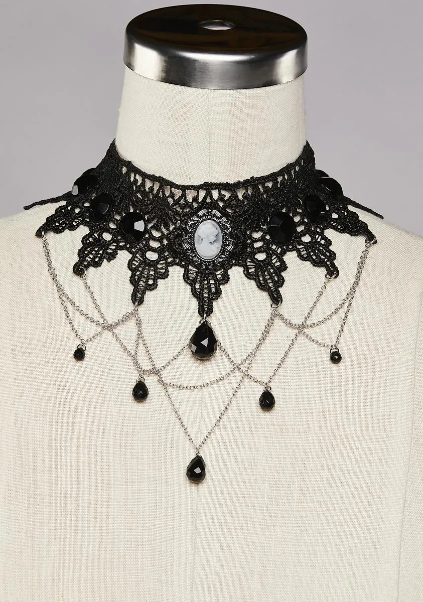 Haunted Hallows Beaded Choker