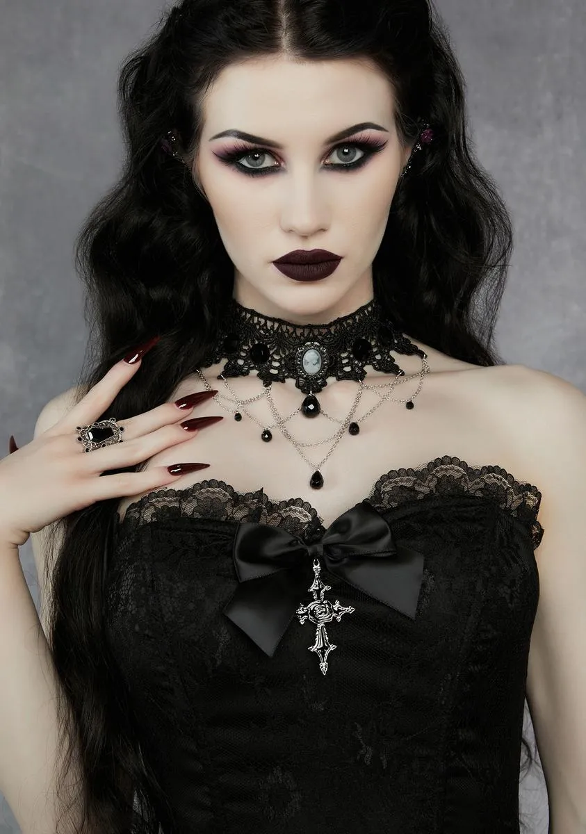 Haunted Hallows Beaded Choker