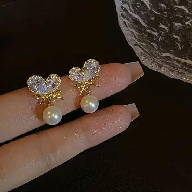 Heart shape diamond Earrings