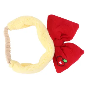Hemoton Makeup Headwear Girl Elastic Headband Bowknot Flexible for Face Washing