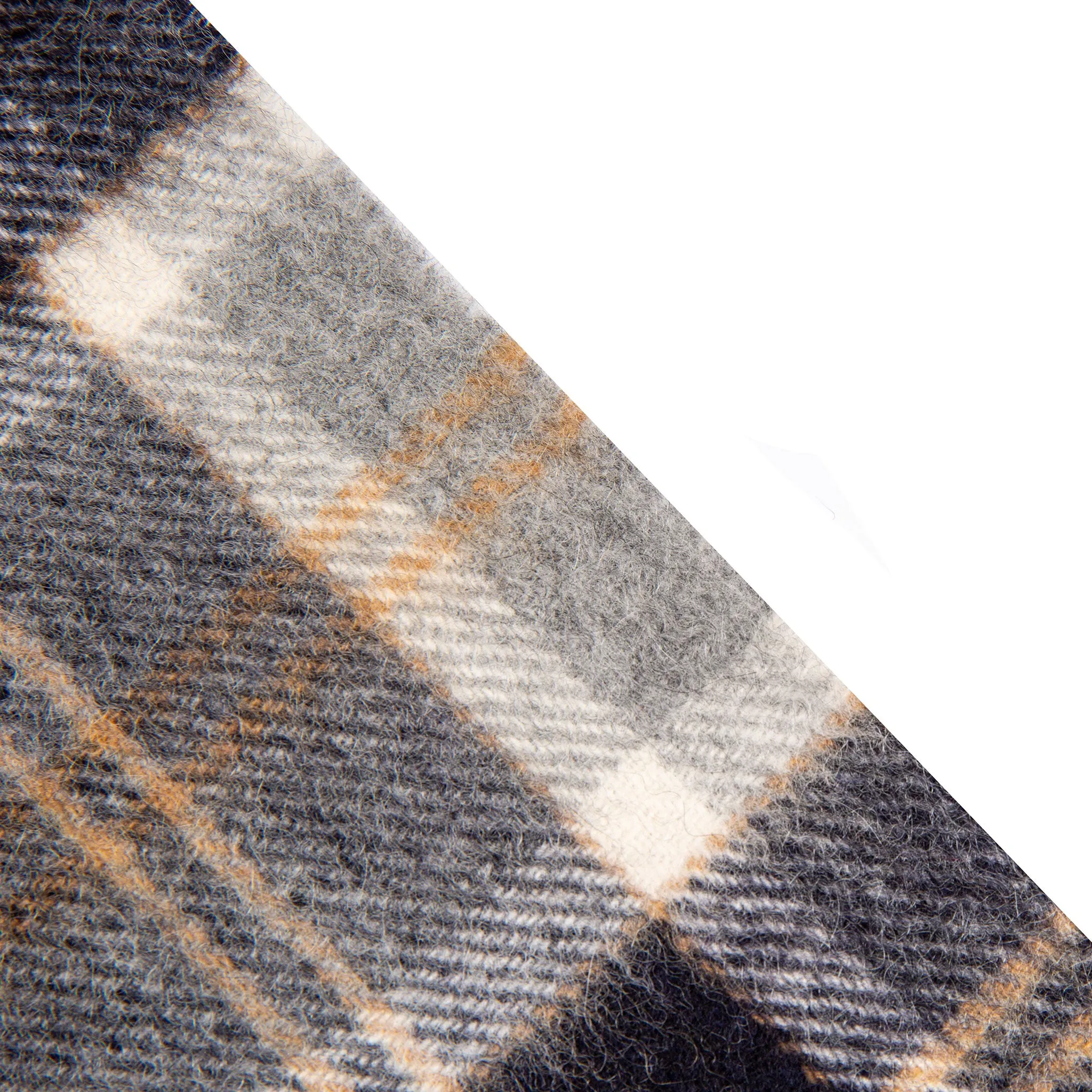 Heritage Tartan Check Cashmere Scarf with Tassels