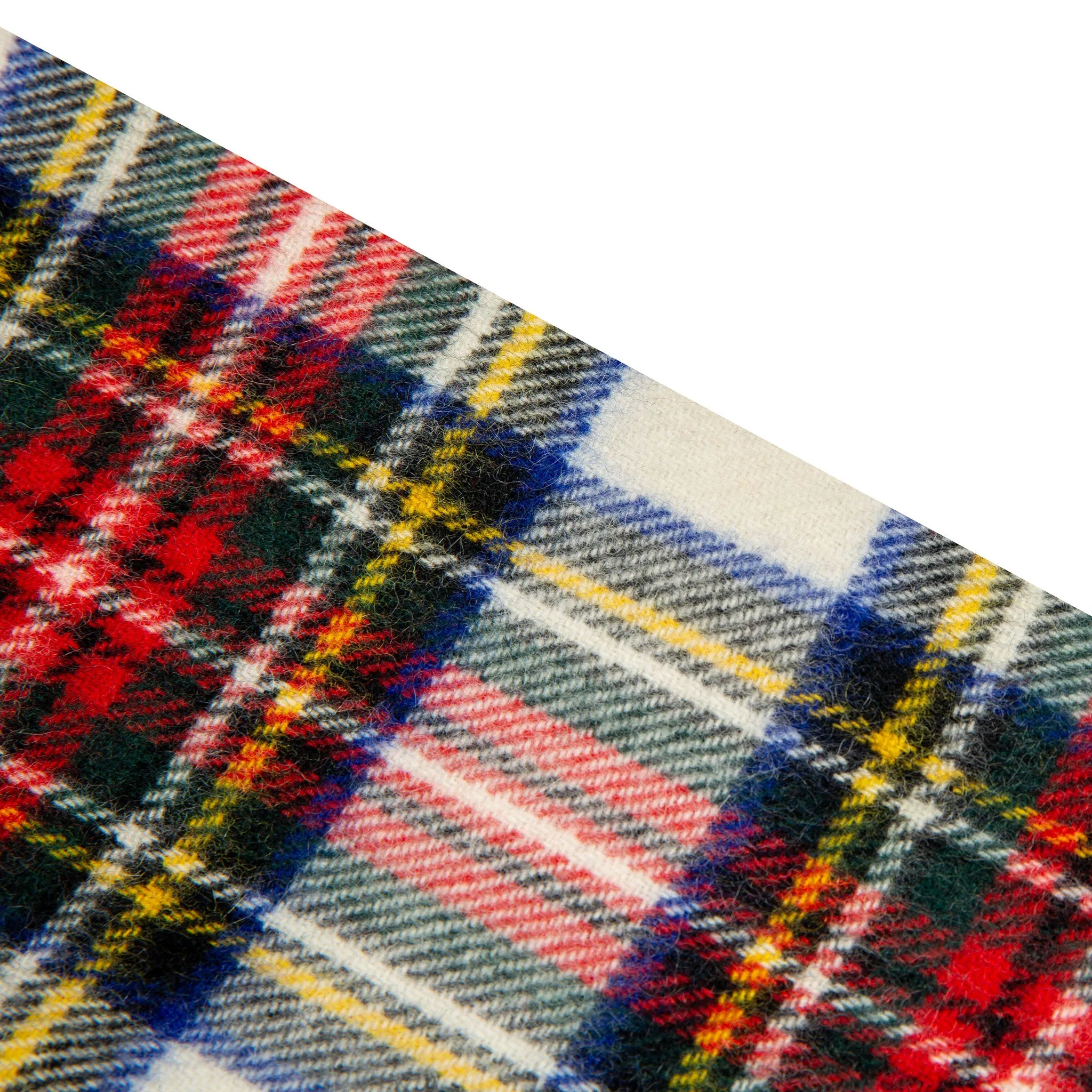 Heritage Tartan Check Cashmere Scarf with Tassels