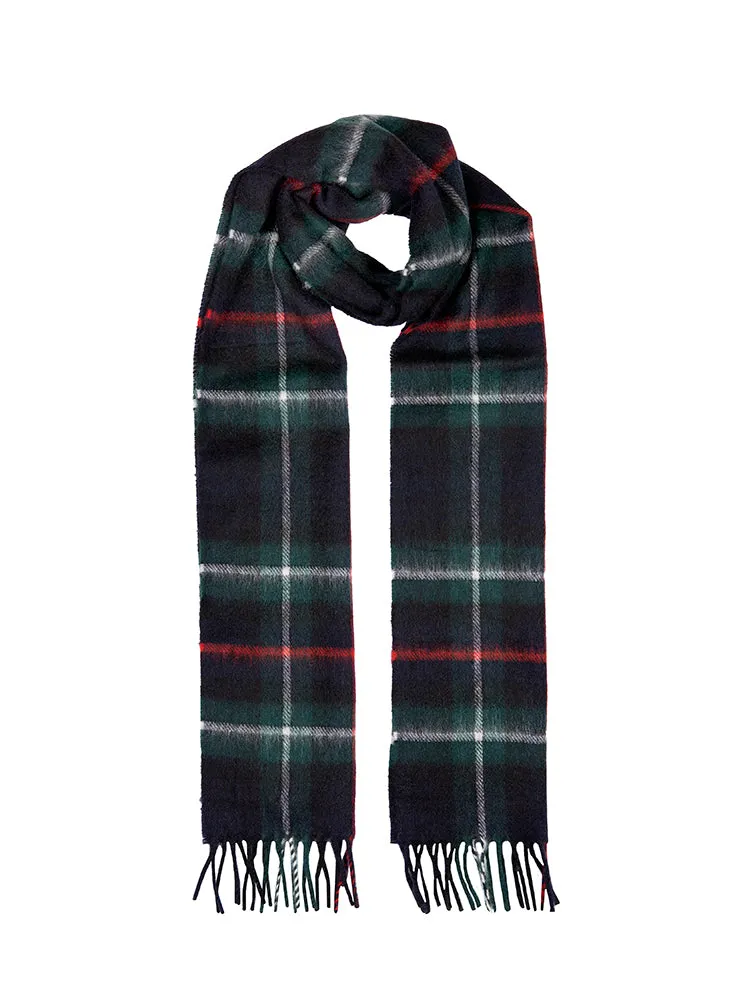 Heritage Tartan Check Cashmere Scarf with Tassels
