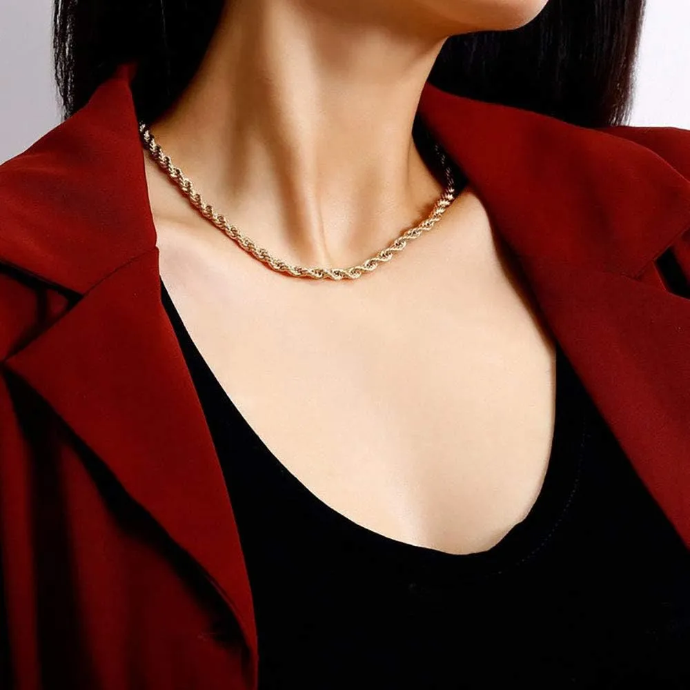 Hidepoo Gold Layered Necklaces for Women, 14K Gold Plated Dainty Coin Pendant Choker Necklace Herringbone Snake Necklace Paperclip Chain Layered Necklaces for Women Jewelry Gifts