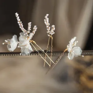 Hilda Floral Hair Pins