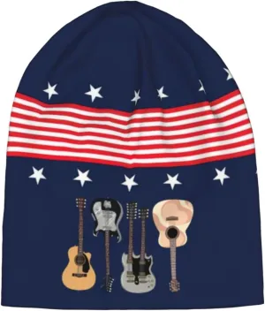 HILLBACK Funny-Guitarist-Musical-Instrument-Guitars-Gifts for Women Men Unisex Hedging Cap Beanie Warm Skull Sports Watch Hat