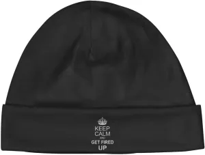 HILLBACK Keep-Calm-and-Get-Fired-Up Gifts for Women Men Unisex Hedging Cap Beanie Warm Skull Outdoor Sports Watch Hat