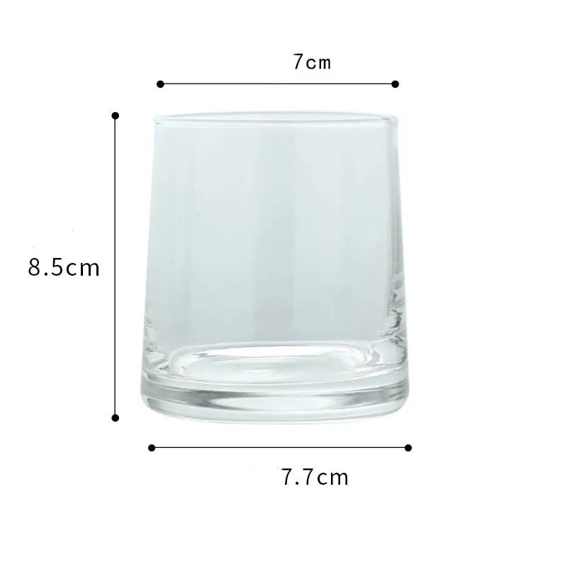 Home Bar Colourful Whiskey Glass Set