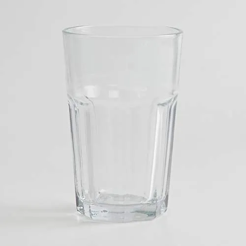 Home Centre Medleys Stackable Water Glasses- Set of 6 - Transparent
