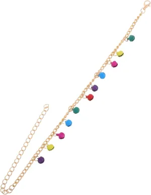 Homoyoyo Cute Anklets for Women Bell Anklet Bracelet Tassels Adjustable Chain Summer Fashion Jewelry