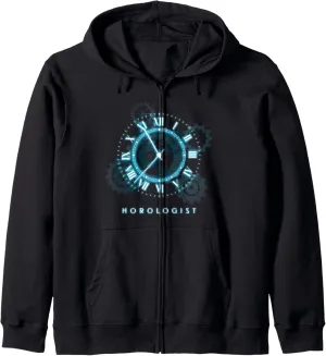 Horologist Wristwatch Horology Wristwatches Watch Luxury Zip Hoodie