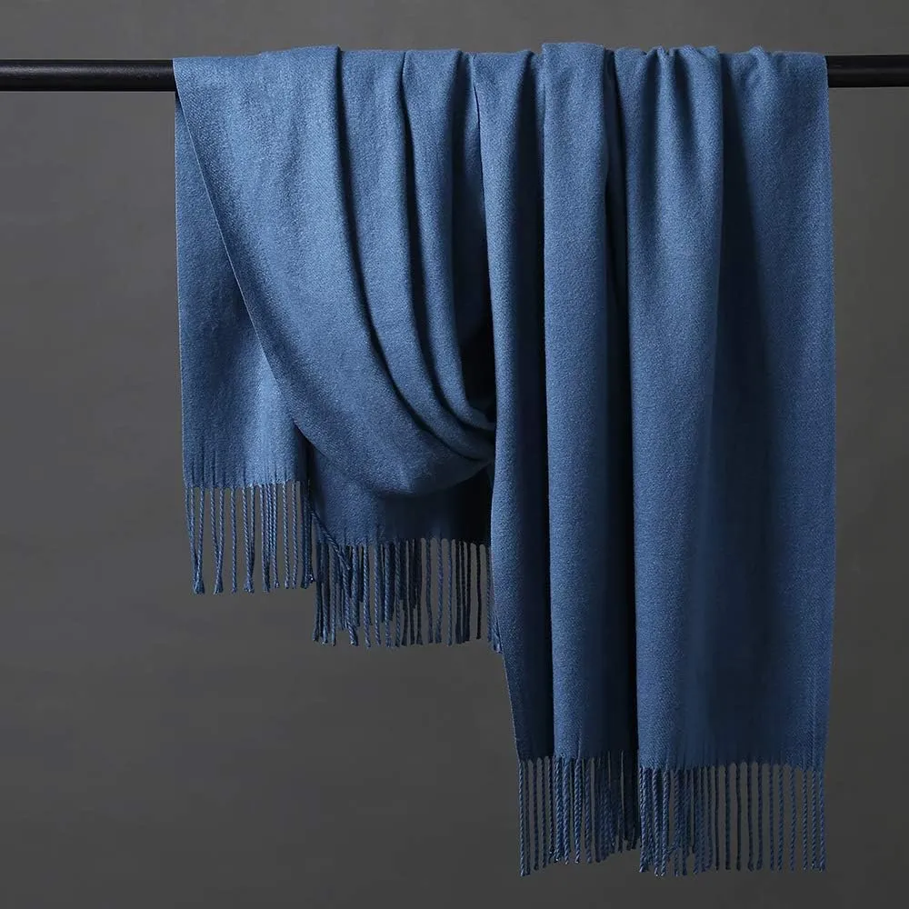 HOYAYO Wool Shawl Wraps - Extra Large Thick Soft Pashmina Scarf