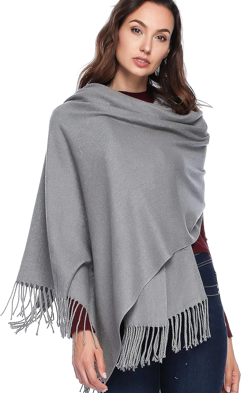 HOYAYO Wool Shawl Wraps - Extra Large Thick Soft Pashmina Scarf