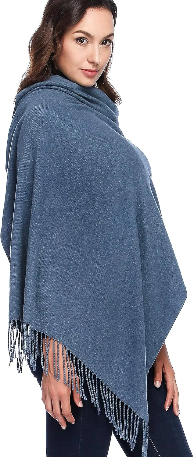 HOYAYO Wool Shawl Wraps - Extra Large Thick Soft Pashmina Scarf