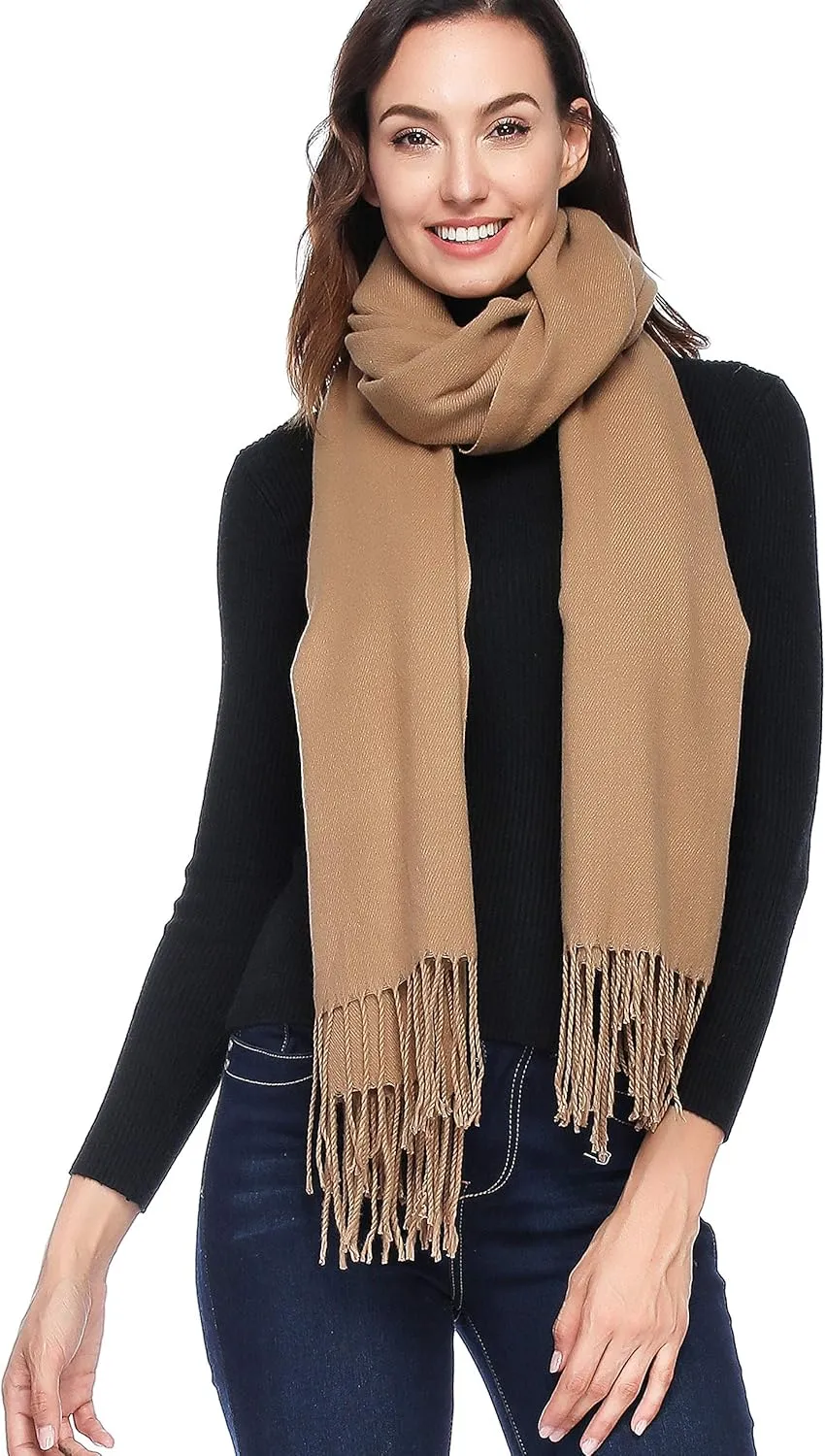 HOYAYO Wool Shawl Wraps - Extra Large Thick Soft Pashmina Scarf