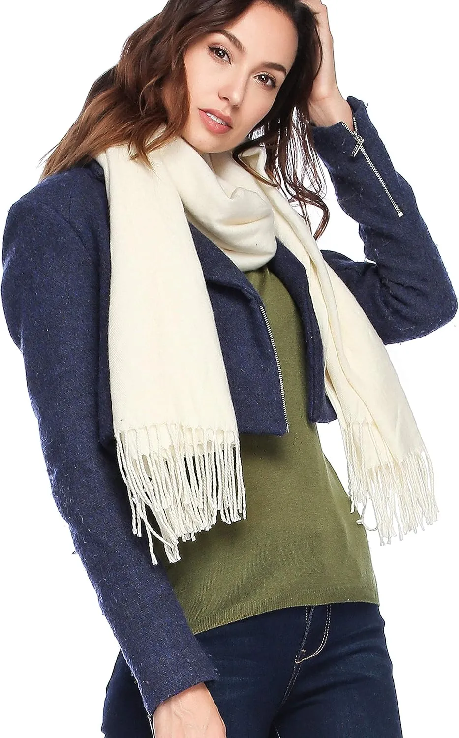 HOYAYO Wool Shawl Wraps - Extra Large Thick Soft Pashmina Scarf