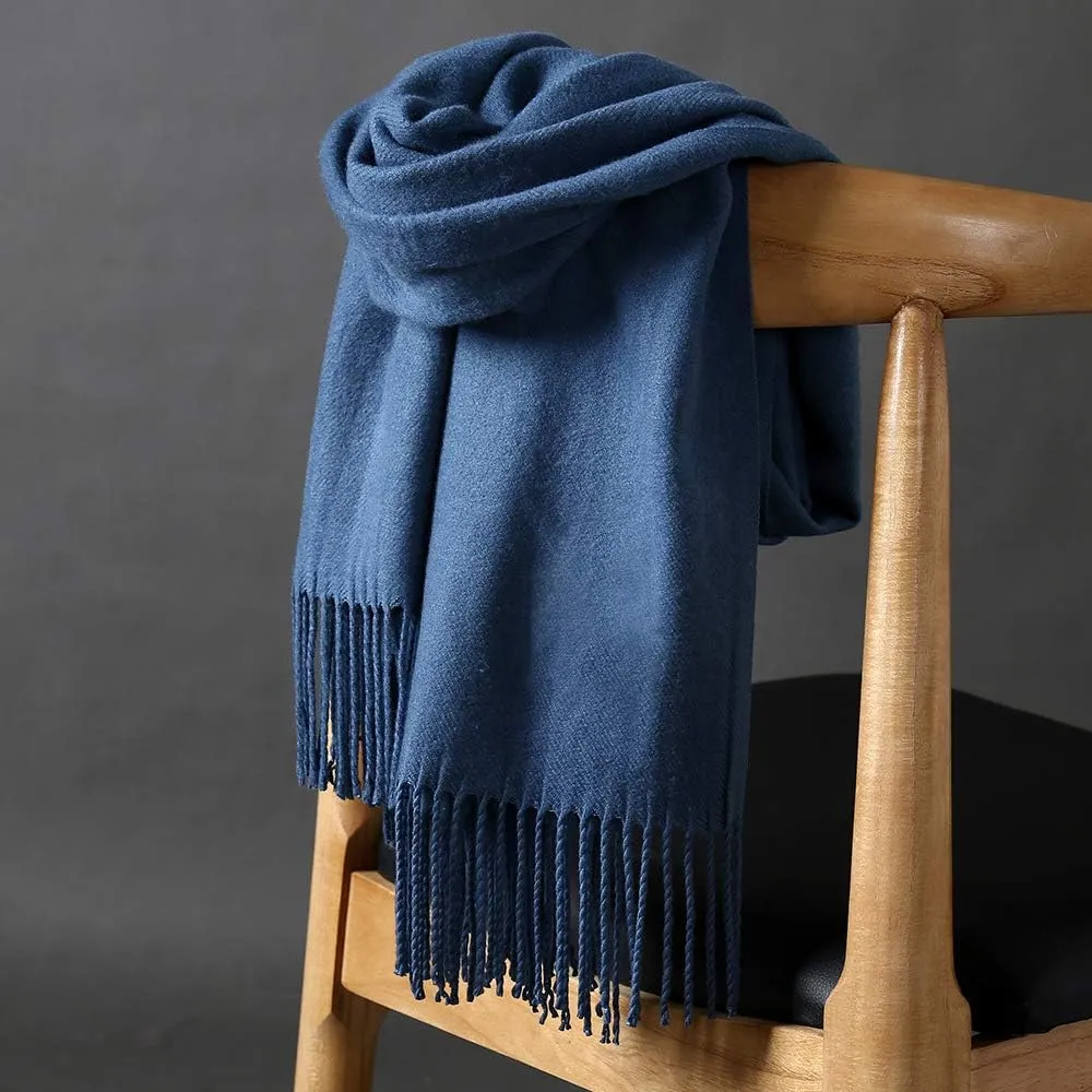 HOYAYO Wool Shawl Wraps - Extra Large Thick Soft Pashmina Scarf
