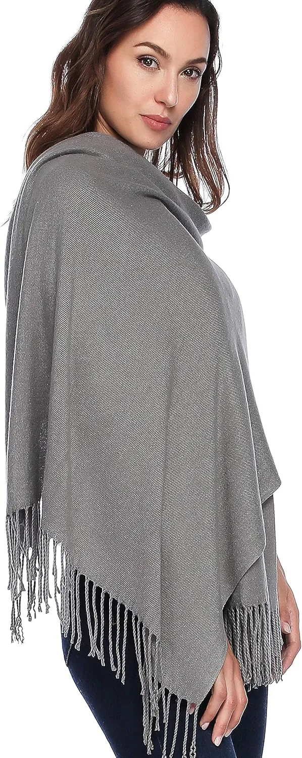 HOYAYO Wool Shawl Wraps - Extra Large Thick Soft Pashmina Scarf