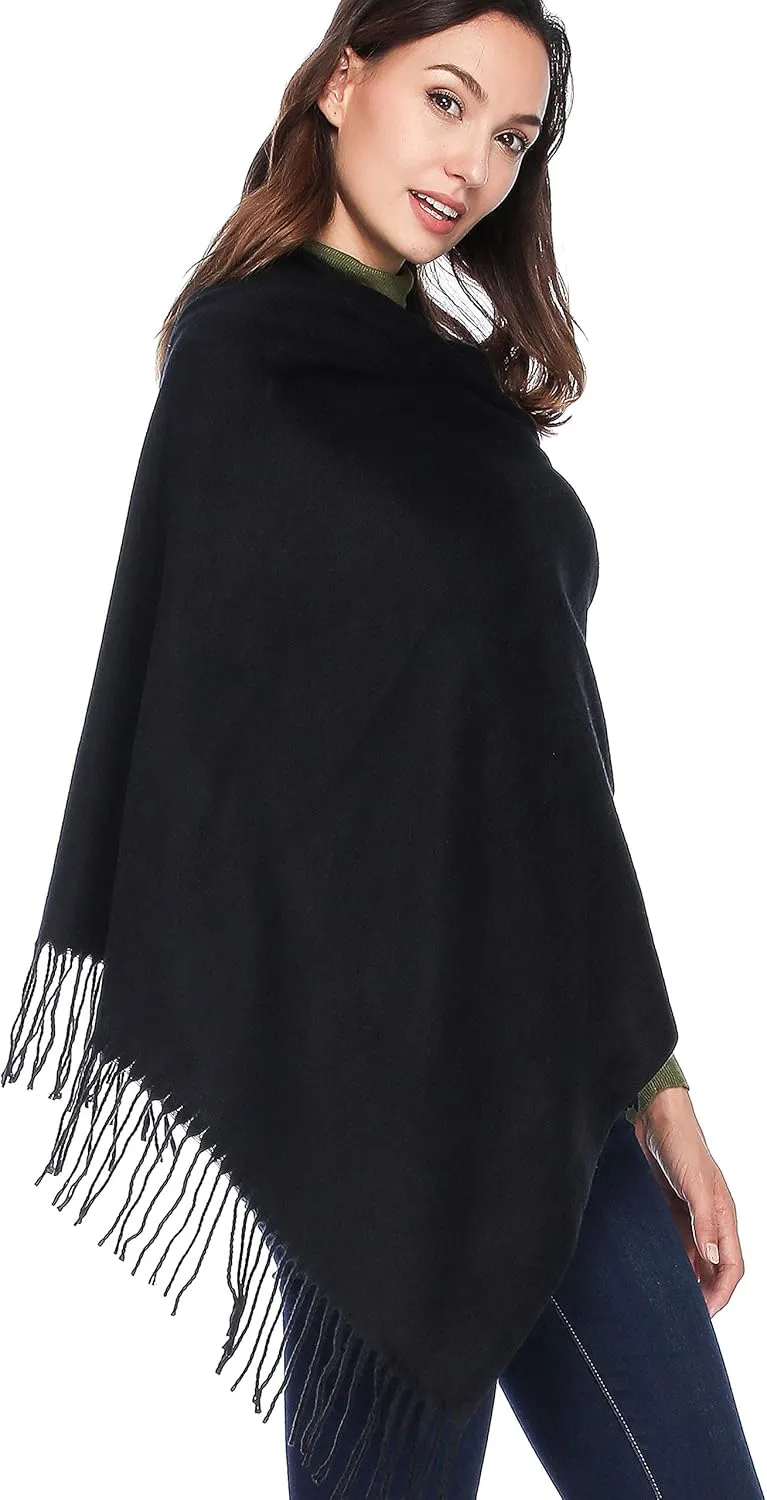 HOYAYO Wool Shawl Wraps - Extra Large Thick Soft Pashmina Scarf