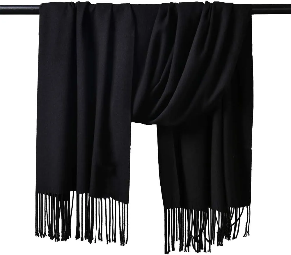HOYAYO Wool Shawl Wraps - Extra Large Thick Soft Pashmina Scarf