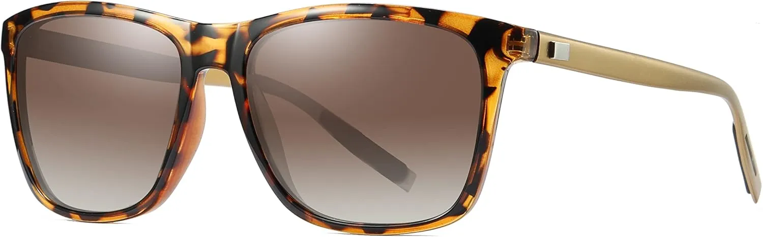 HUIHUIKK Polarizing Distance Sunglasses Men Women Nearsighted Myopia Glasses These Are Not Reading Glasses