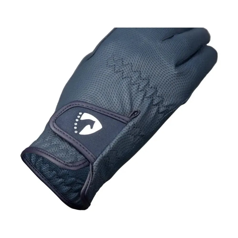 Hy Equestrian Sparkle Touch Riding Gloves