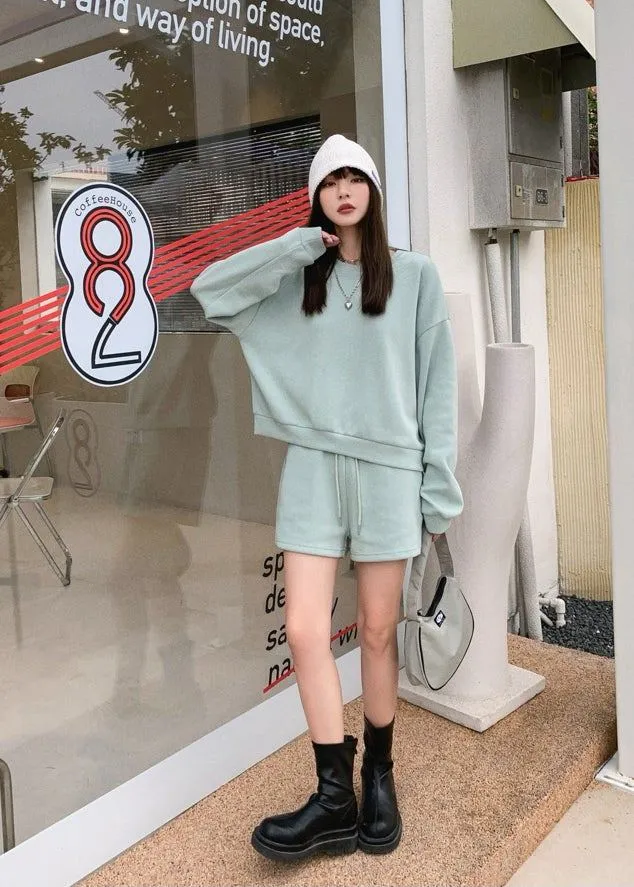 I Feel Fresh sweatshirt   shorts loungewear set