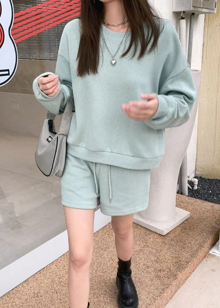 I Feel Fresh sweatshirt   shorts loungewear set