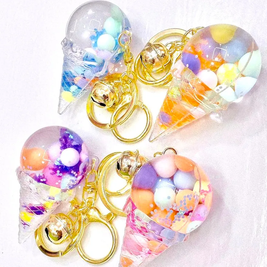 Ice Cream Boba Floaty Key Charm | 12100 | Bcmini