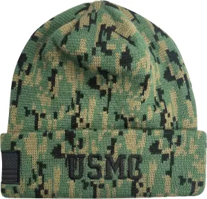 Icon Sports U.S. Military Beanie  Official Embroidered Flag Patch Warm Winter Knit Cap Adult Unisex Hats for Men Women