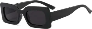IKANOO Retro Rectangle Sunglasses for Women Vintage 90s Candy Color Sunglasses Square Frame Y2K Eyewear