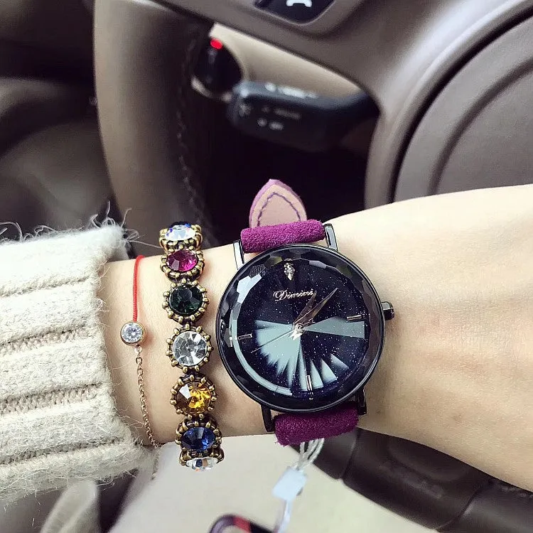 Individual Rhombic Mirror Women's Watch