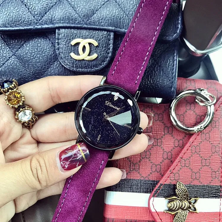 Individual Rhombic Mirror Women's Watch
