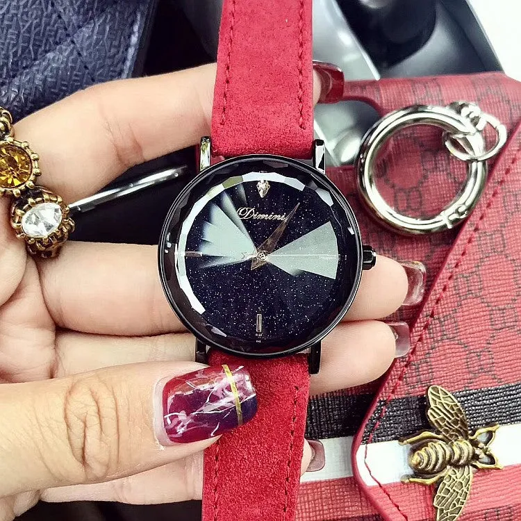 Individual Rhombic Mirror Women's Watch