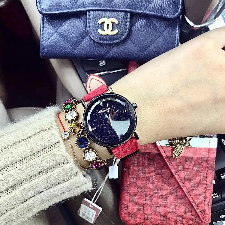 Individual Rhombic Mirror Women's Watch