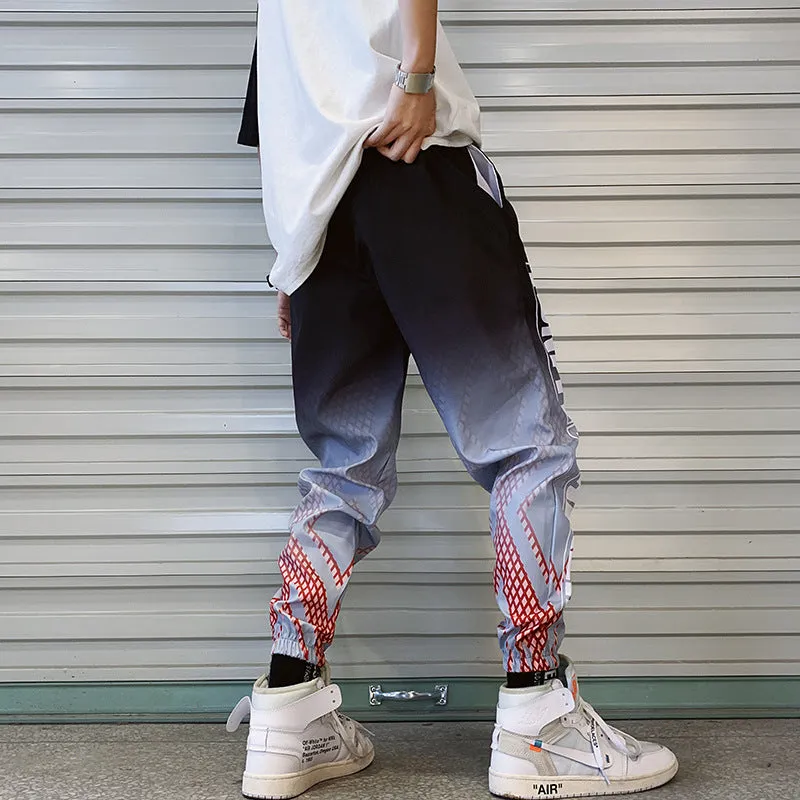 insHip-Hop Gradient Ankle-Length Pants