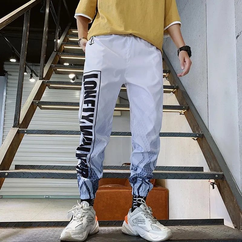 insHip-Hop Gradient Ankle-Length Pants